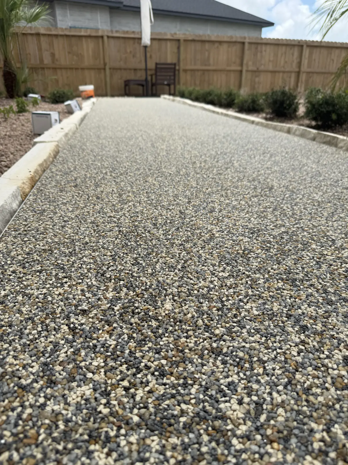Resin-Bound Aggregate Texture
