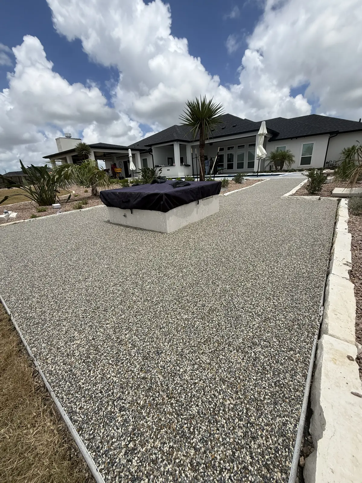 Backyard Patio Surround